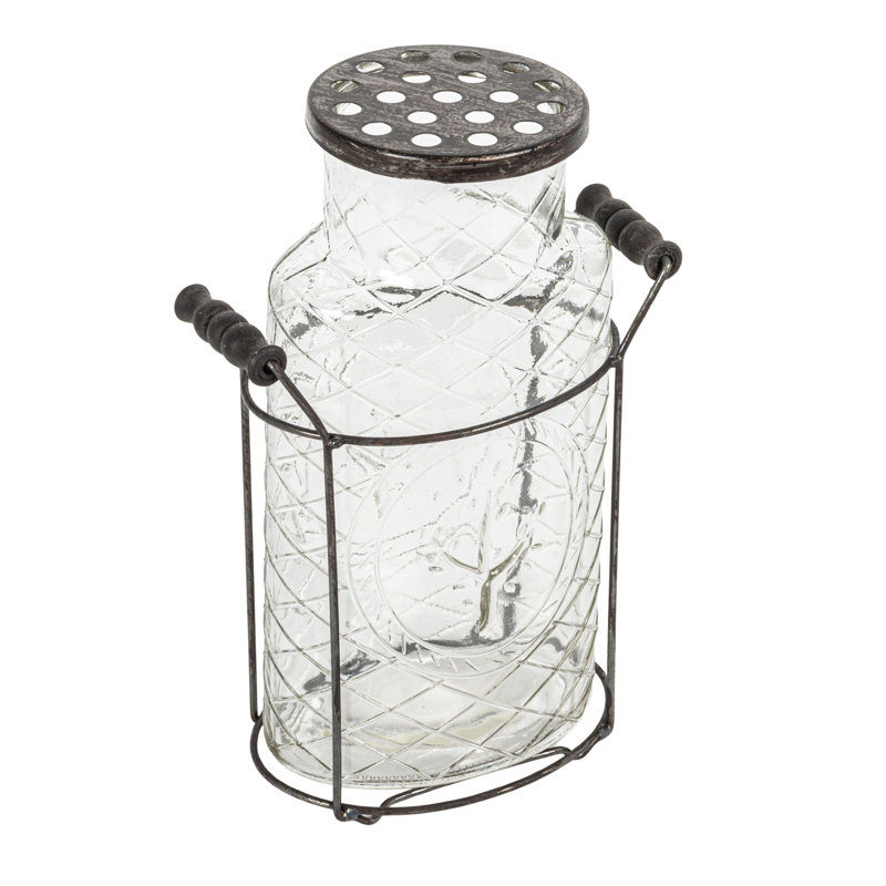 Glass Table Vase, 10.5"