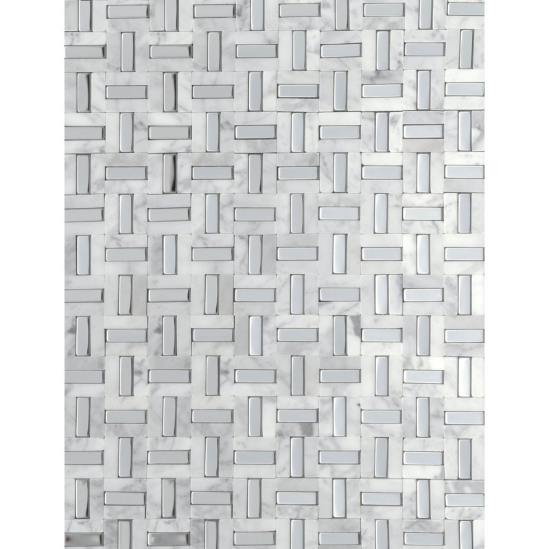 Link™ 12" x 17" Natural Stone Random Mosaic Tile