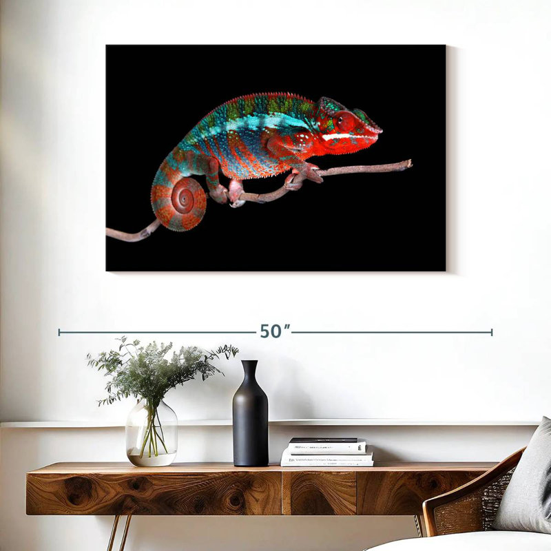Caméléon panthère mâle, H 26 po x l 39 po