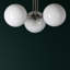 Luna Glass Semi Flush Mount-1953850294