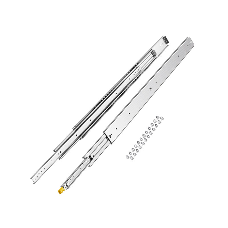 1 Pair 16-60 in Soft-Close Drawer Slides Ball Bearing Full Extension, 0.77" H x 49" W x 3" D
