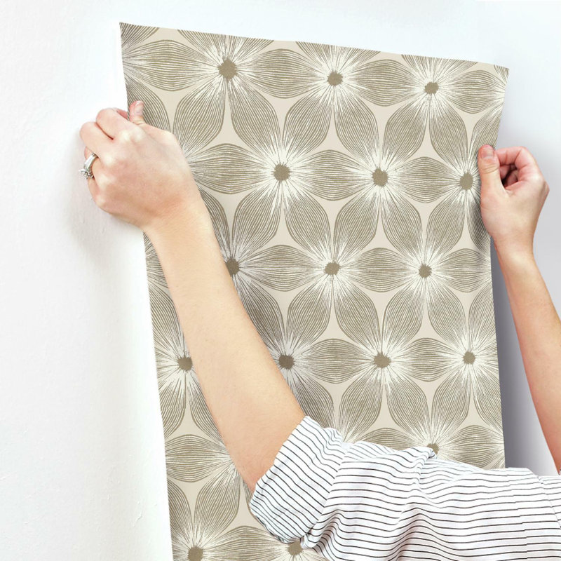 Papier peint Everlast, Beige / or