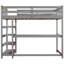 Lit mezzanine avec tablettes de rangement-501454305-501454304
