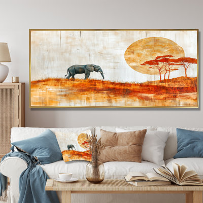 Haefner Elephant Spirit of The Savannah III - Art mural éléphant
