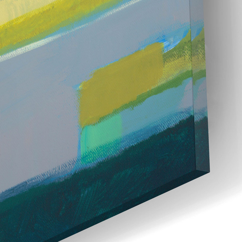 «Color Field No. 6» par Jan Weiss, art mural en verre acrylique, H 12 po x l 12 po x P 0,13 po