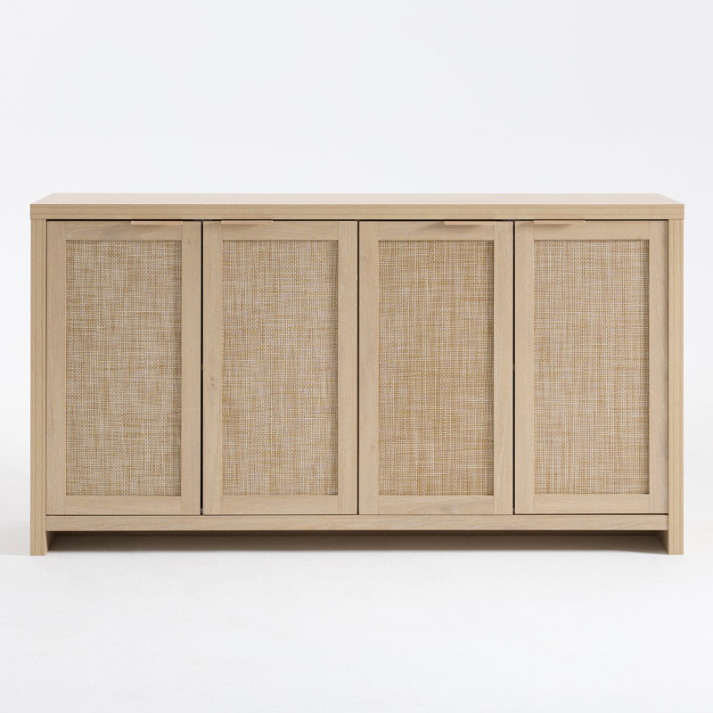 155cm Sideboard, Light Natural Oak