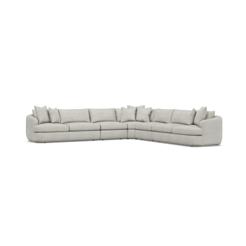 Jules Fabric 5 Pc Sectional, 1697-010