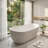 55'' x 27.56'' Freestanding Soaking Solid Surface Bathtub