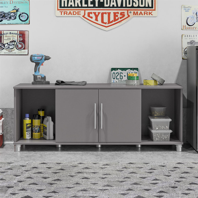 Sabria Storage Bench, Graphite Gray