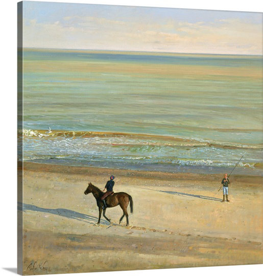 "Massa Beach", Dunwich par Timothy Easton, reproduction d'art sur toile, H 20 po x l 20 po x P 1,25 po