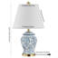 Lampe standard bleue / blanche 22,25 po Kinton