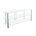 Chrome/Clear Glass