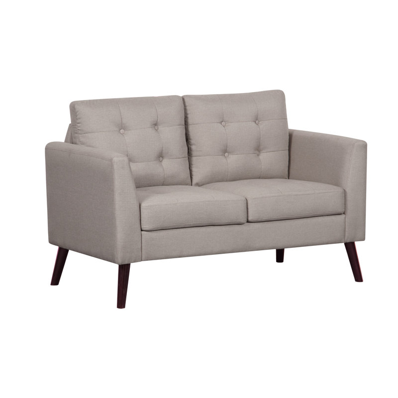 Upholstered 55.9'' Loveseat, Beige