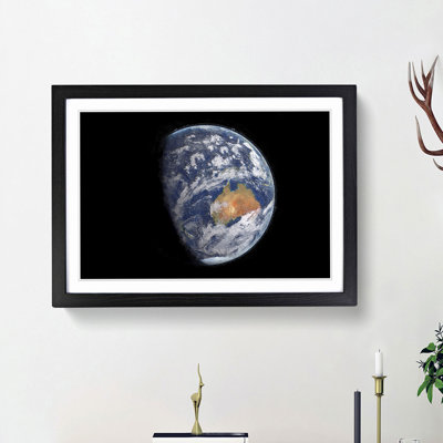 View of Planet Earth - Picture Frame Painting Print