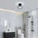 1-Light 7In Crystal Flush Mount Ceiling Light