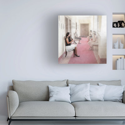 Art mural sur toile tendue - Art mural pour salle de séjour, chambre à coucher ou bureau de Rosstallha Schleicher Schwarz - 35 x 35