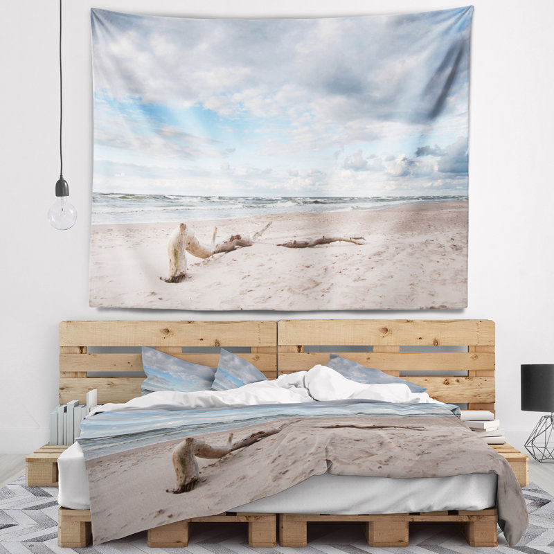 Grande tapisserie de plage sur la plage, H 32 po x l 39 po