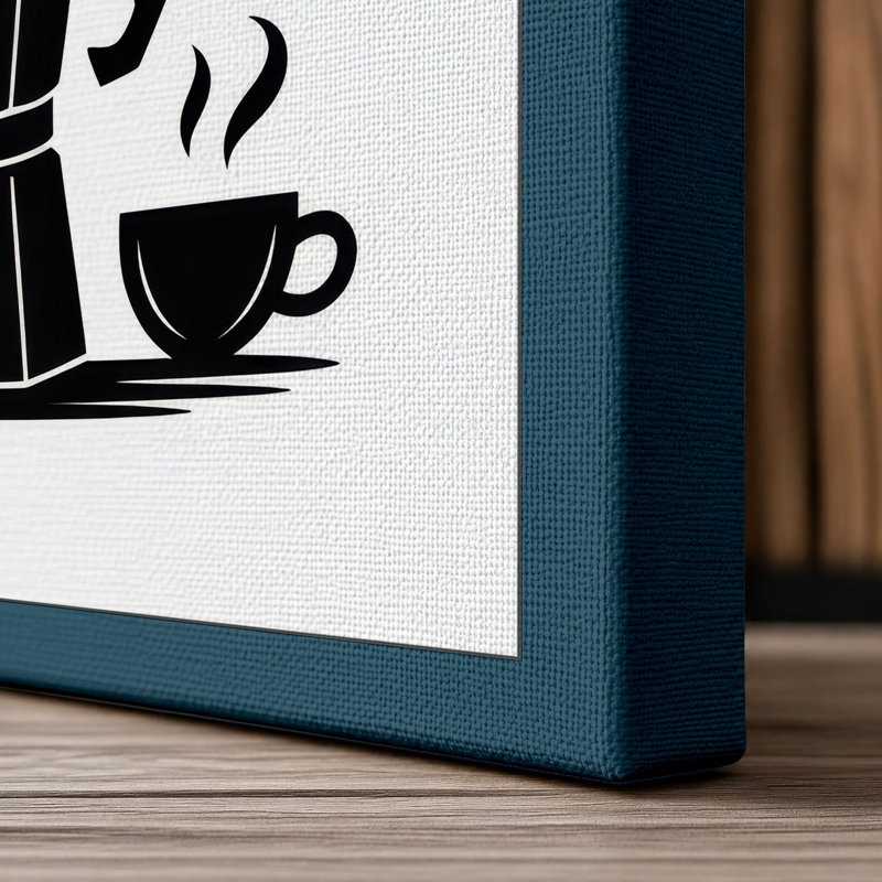 Print, 36x24 - 91.4 x 61.0 cm, Teal Border