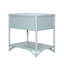 Ensemble de tête de lit double et de table de chevet Liam - bleu clair Liam-1505205491-1505205492-1505205496