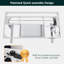 120Cm W Height Adjustable Rectangular Executive Desk