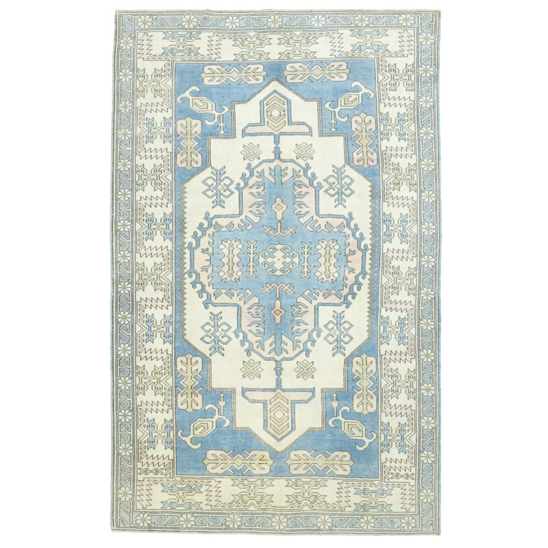 Tapis en laine tissé à la main Liber