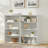 CD DVD Storage Cabinet, Bookcase, Adjustable Shelf 8-Layer Storage, Display Bookshelf, Home, Office, Multi-Functional Double-Layer Bookcase, Can Be Disassembled Into Two 4-Layer Storage Bookcases-951164225