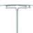 Round Tempered Glass Bar Table Set with 2 Adjustable Height Swivel Bar Stools, Modern Counter Height Bistro Table with Black Padded Bar Chairs or Kitchen, Breakfast Nook, Home Bar
