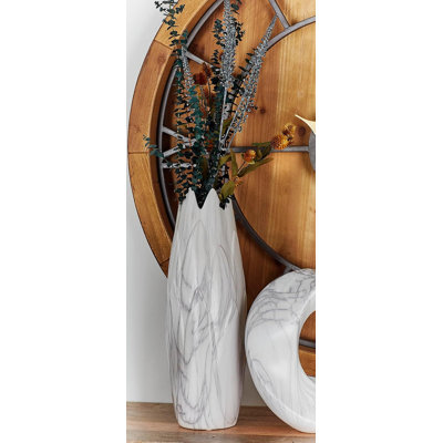 Vase en céramique marbré