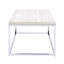 Stylish Oak And Coffee Table With Rectangular Shape Sled Base Elegant Ornament Construction System
