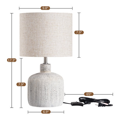 Cleofe Ceramic Table Lamp
