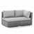 Coussin gris clair / structure grise est en rupture de stock