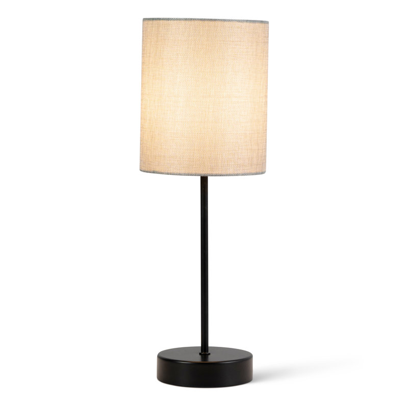 Metal Table Lamp, Light Grey
