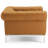 Idyll Tufted Button Upholstered Leather Chesterfield Armchair-1896263835