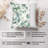 Botanical Eucalyptus Leaves Pattern VIII Pillow Cover-102215741