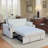 Versatile Convertible Sofa Bed with Pullout Feature and Plush Pillows for All