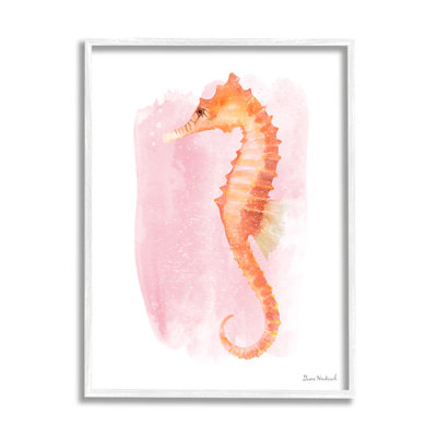 " Gentle Seahorse Speckled " by Diane Neukirch Painting Print