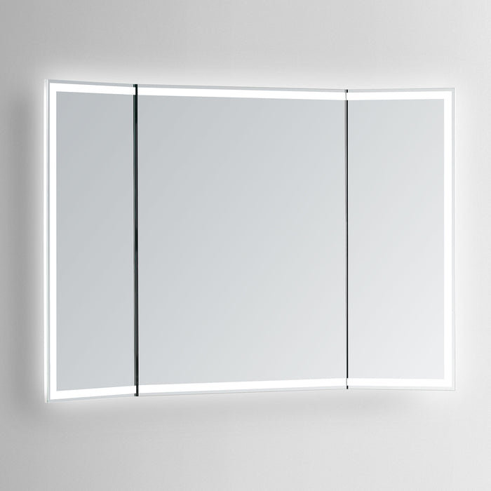 Miroir de salle de bain 3 lumières, 32 po x 48 po