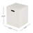 16X20 Inch Tank Holder/Side Table, White