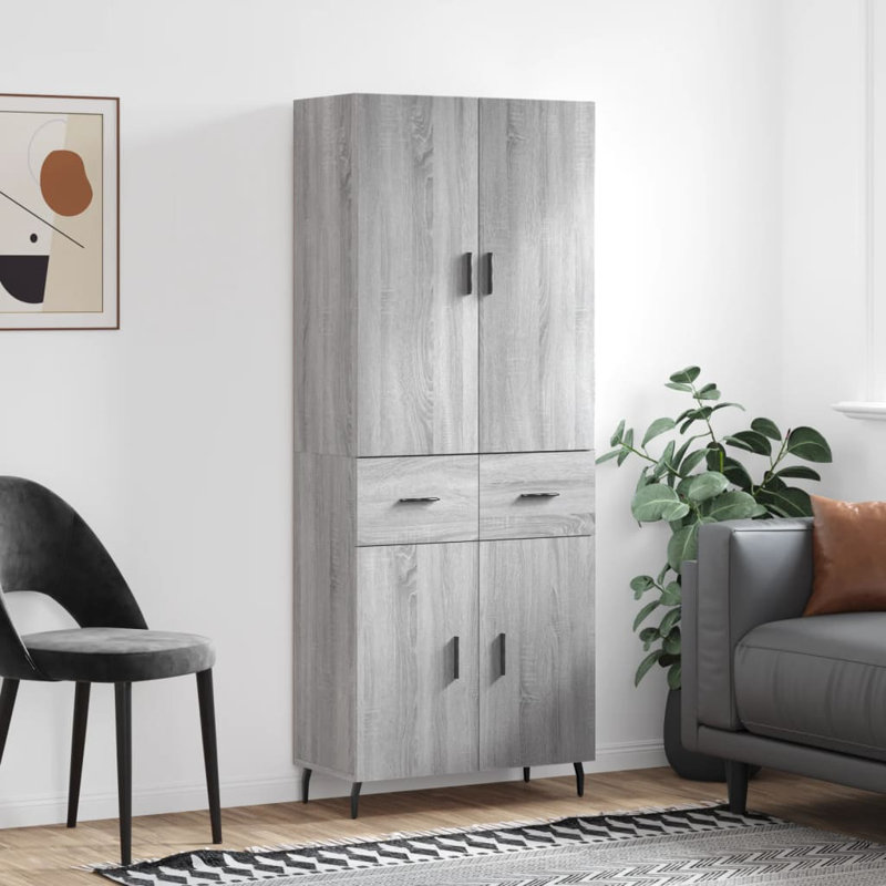 Upney 69.5cm Sideboard, Grey Sonoma