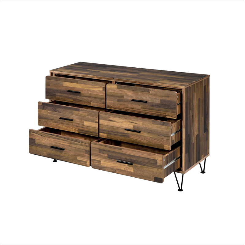 Commode 6 tiroirs Noyer