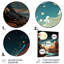 Cosmic Space Odyssey Landscape IV - Art mural en métal Planète de l'espace-1433730703