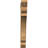 5 1/2"W x 44"D x 48"H Olympic Slat Smooth Bracket, Western Red Cedar-93353663-93353662