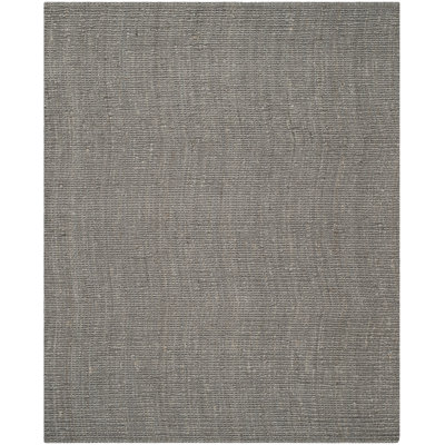 Alda Light Gray Hand-Woven Jute Rug