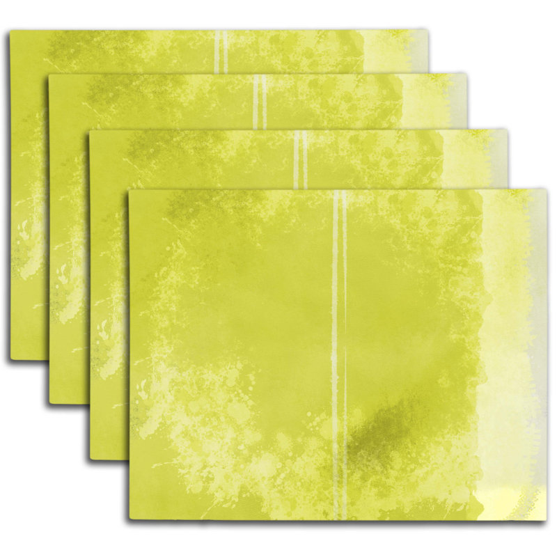 Polyester Abstract Rectangle Placemat