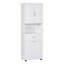 Grande armoire de salle de bain avec panier à linge-706294030