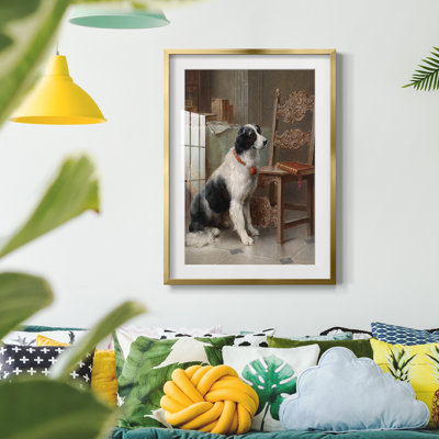 «Vintage Animal Print», impression encadrée