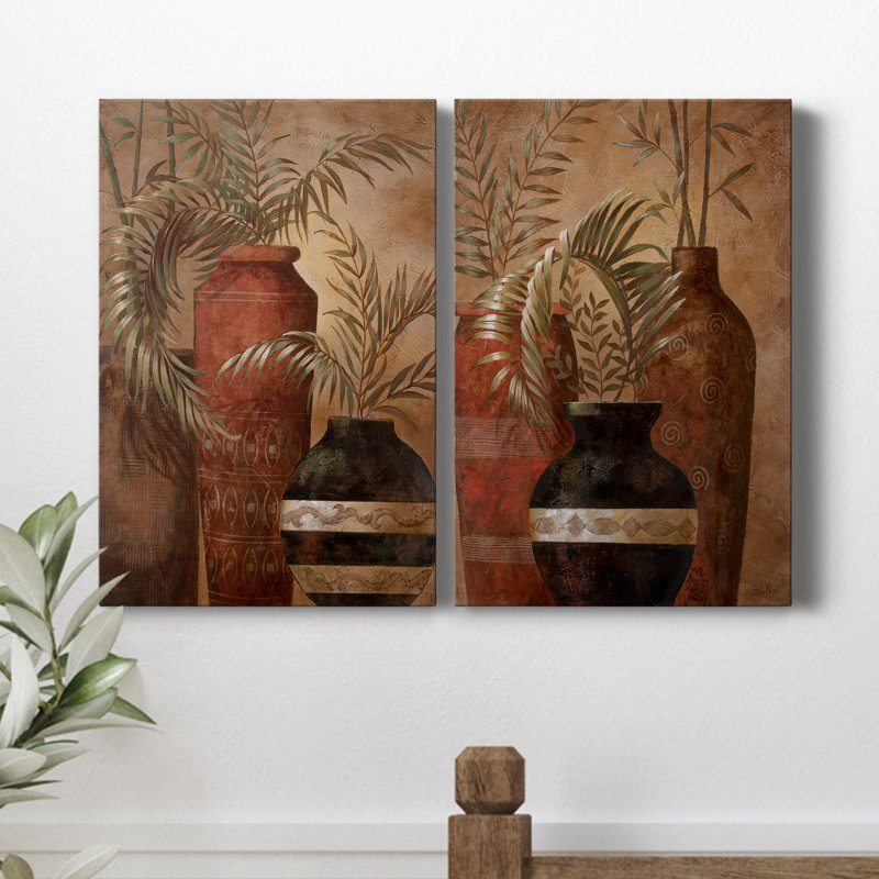 Exotic Holiday I - Ensemble de 2 toiles tendues, H 36 po x l 24 po x P 1 po