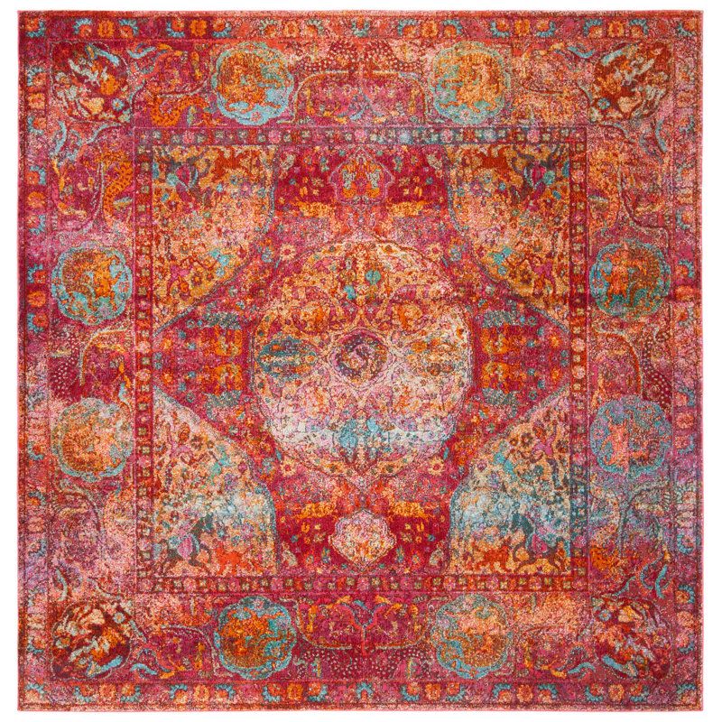 Tapis oriental Marques Performance, Carré 5 pi 3 po