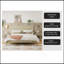 Lit plateforme en bois massif avec rotin-2007822237
