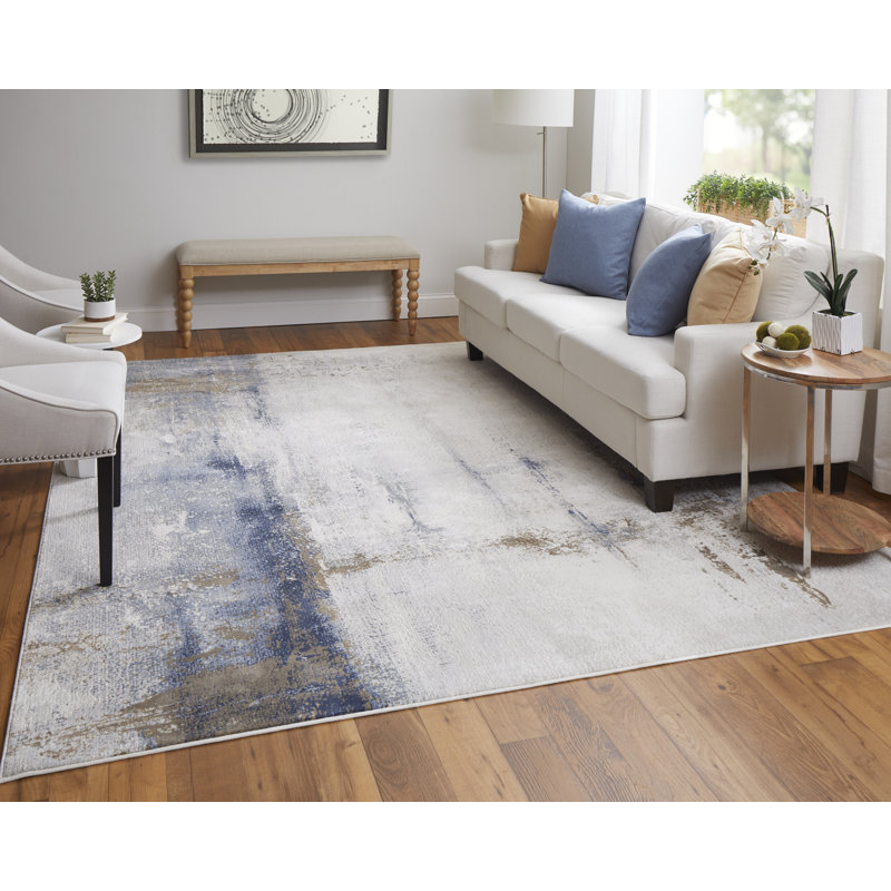 Rohaan Performance Abstract Indoor Rug, Rectangle 3'10" x 6'